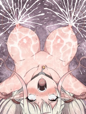 [さわくりーむ] 誘惑巨乳女エルフは搾乳モンスターの餌にされ～自慢の巨乳をエッチに改造され榨乳地獄に堕とされるカラダ～_135