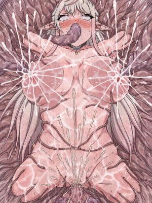 [さわくりーむ] 誘惑巨乳女エルフは搾乳モンスターの餌にされ～自慢の巨乳をエッチに改造され榨乳地獄に堕とされるカラダ～_143