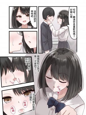 [melonlime] クラスの好きな女子校生が男子とヤりまくりのとんでもないビッチJKだった [中国翻訳]_08