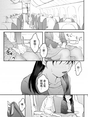[でんぶ腿] ムラムラOLさんは飛行機の中でも性欲を満たしたい  [中国翻訳]_24