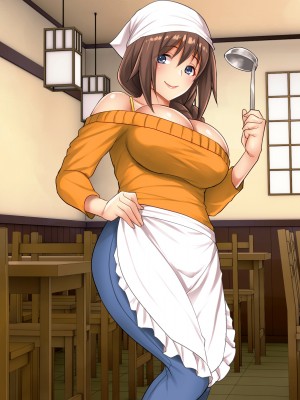 [ぽるちーに] 田舎の定食屋の美人母娘がハメごろだったので何度も孕ませ交尾して種付け常連客になった話_399