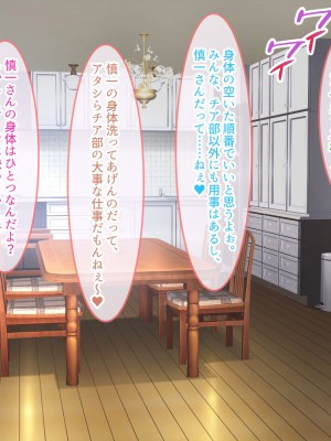 [ぽるちーに (須影)] チアコスJKが極上のヌキテクとマンコを使ってザーメン処理する種付けハーレム_003