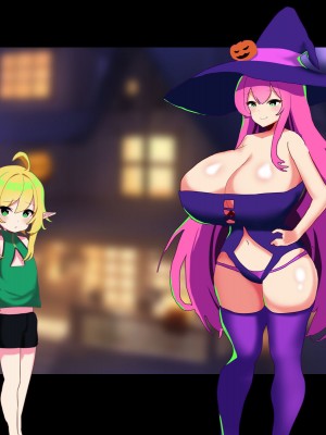 [メス堕ち亭]〜メス堕ちハロウィン〜 ふたなり魔女にメスにされちゃうエルフショタ_013
