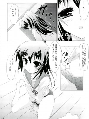 (C74) [ニュートンの林檎 (戌角柾)] キョン子の災難 (涼宮ハルヒの憂鬱)_019