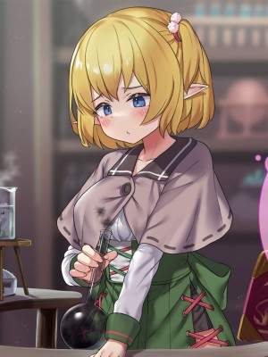 [はにわモナカ (エロッチ)] 森から出てきた、人間を知らないエルフの錬金術師 騙されバッドエンド編 [中国翻訳]_007