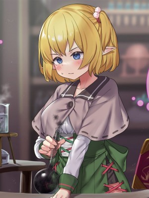 [はにわモナカ (エロッチ)] 森から出てきた、人間を知らないエルフの錬金術師 騙されバッドエンド編 [中国翻訳]_009