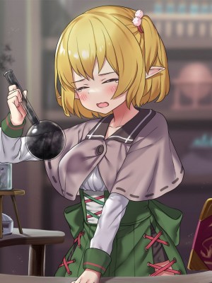 [はにわモナカ (エロッチ)] 森から出てきた、人間を知らないエルフの錬金術師 騙されバッドエンド編 [中国翻訳]_005