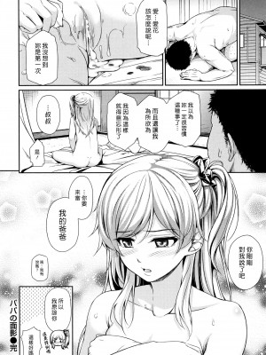 [漢化組漢化組×Foxglove] [無修正] [ちょびぺろ] パパの面影 (はつもの果実) (COMIC 快楽天 2015年9月号) [V2]_20