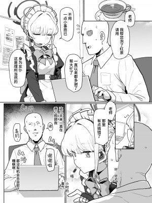 [Ballistic onahole (Б)] ドキドキ トキ★メキ メイドキス (ブルーアーカイブ)｜扑通扑通 心神★悸动 主仆同吻 [欶澜汉化组] [DL版]_03