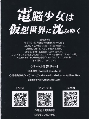 (C102) [矢印キー (星名めいと)] 電脳少女は仮想世界に沈みゆく_49