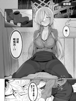 [わとちっぷめろんぱん (わとす)] 狂犬(カンナ)と先生 (ブルーアーカイブ)｜狂犬与老师 [欶澜汉化组] [DL版]_04