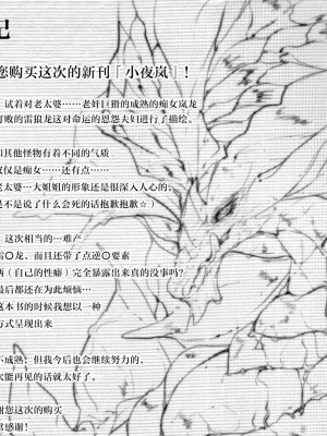 (関西!けもケット7) [DE？ (片桐マヤ)] 小夜嵐 (モンスターハンター) [ZX个人汉化]_27