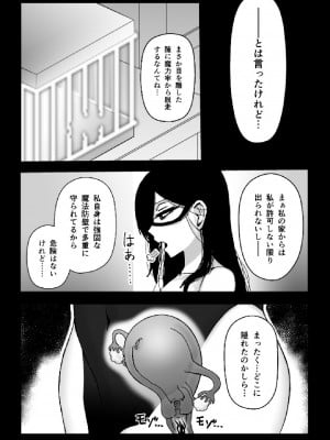 [火と身 (第九遺物オレンジ)] 魔女が触手と蟲に寄生されて子宮と人生をめちゃくちゃにされる話_04