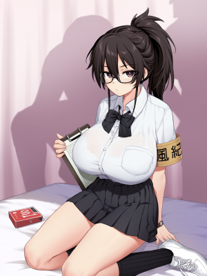 [TRY] 聽說新任風紀委員長胸部很大這回事 [中国語] [無修正]_031