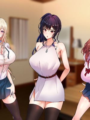 [にゃりす] サイコウのエモノ～彼女との初セッ●ス前にビーチJ●二人に童貞を狩られる話～_414
