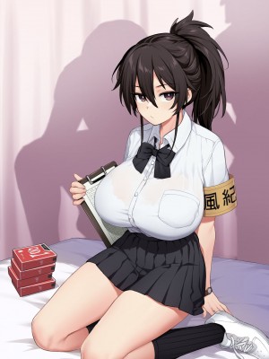 [TRY] 新しい風紀委員長は胸が大きいという噂がある (一般版+眼鏡無し) [中文] [無修正] [カラー化] [ページ欠落]_23