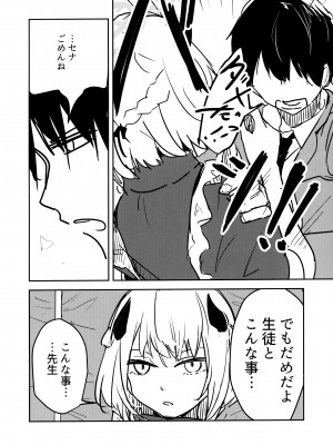 (C102) [クーデレメイド同好会 (北郎)] 氷室セナと惨めな先生 (ブルーアーカイブ)_11