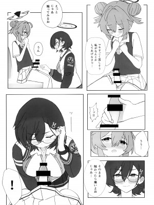 (Sanctum Archive chapter.2) [ポメポメコクウケン (Makolas)] マキちゃんの色ゴト ～おちんちんが生えちゃった!？ うわーん助けてチヒロ先輩～ (ブルーアーカイブ)_08
