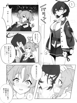 (Sanctum Archive chapter.2) [ポメポメコクウケン (Makolas)] マキちゃんの色ゴト ～おちんちんが生えちゃった!？ うわーん助けてチヒロ先輩～ (ブルーアーカイブ)_04