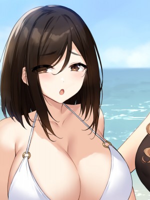 [クレドソフィア] 寝取らせビーチで孕ませ懇願!!エロ性器に妊確ザーメン中出しされる爆乳セフレ_218