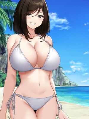 [クレドソフィア] 寝取らせビーチで孕ませ懇願!!エロ性器に妊確ザーメン中出しされる爆乳セフレ_254