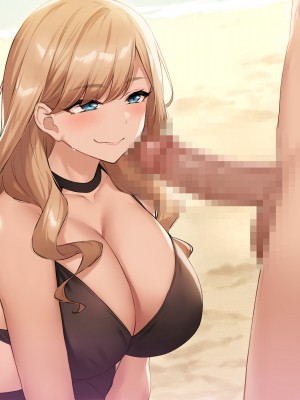 [クレドソフィア] 寝取らせビーチで孕ませ懇願!!エロ性器に妊確ザーメン中出しされる爆乳セフレ_239