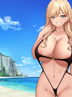 [クレドソフィア] 寝取らせビーチで孕ませ懇願!!エロ性器に妊確ザーメン中出しされる爆乳セフレ_293