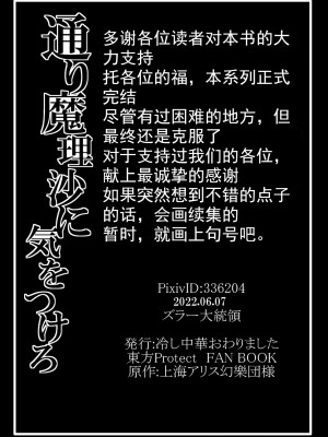 [冷し中華おわりました (ズル)] 通り魔理沙にきをつけろ 其の漆 (東方Project)[tentakuru个人汉化] [DL版]_27