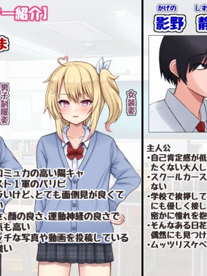 [マジカル☆まなな (まなな)] クラスメイトのギャル男子♂の女装裏垢を見つけた陰キャくん_584