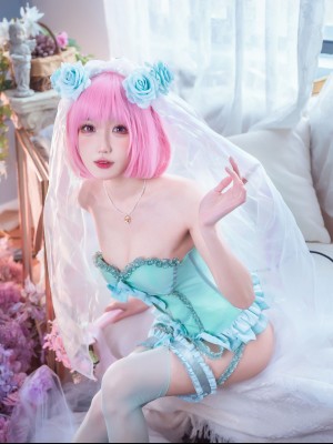 阿包也是兔娘 -王女梦梦 婚纱内衣_11