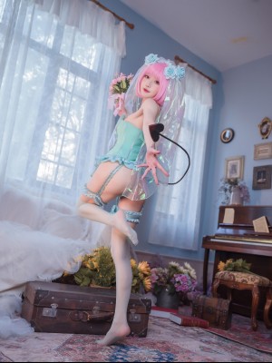 阿包也是兔娘 -王女梦梦 婚纱内衣_30