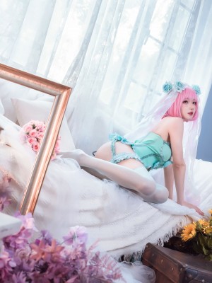 阿包也是兔娘 -王女梦梦 婚纱内衣_14