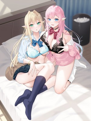 [ぷぅのぷぅぷぅぷぅ (ベコ太郎、しんどう)] 肉食系ヴィーガンギャルエルフは弟ちんぽに夢中     [無修正]_003