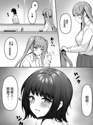 [猫耳と黒マスク (cielo)] 地雷系妹に彼氏寝取られてるんだが ～リア充の姉とパパ活する妹～[渣橙子個人漢化] [DL版]_12