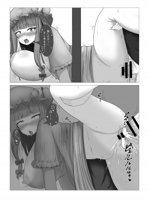 [尻明子 (大道寺秋彩)] パチュリー様の壁尻本 (東方Project)_12