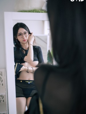 LeTheKhaos -[JVID] Dark Flight Attendant (P)_Jvid Dark Flight Attendant_Allasiangirls.net (33)