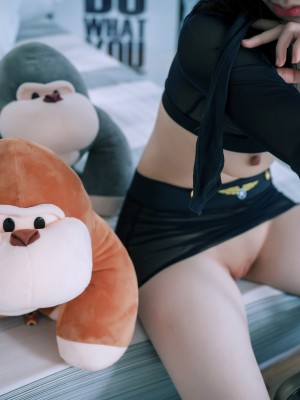 LeTheKhaos -[JVID] Dark Flight Attendant (P)_Jvid Dark Flight Attendant_Allasiangirls.net (114)