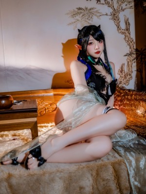 二佐Nisa - 夜半泳装_17