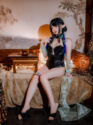 二佐Nisa - 夜半泳装_05