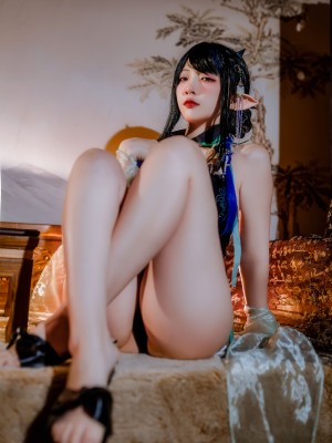 二佐Nisa - 夜半泳装_06