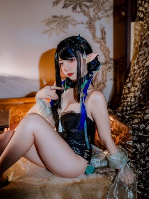 二佐Nisa - 夜半泳装_12