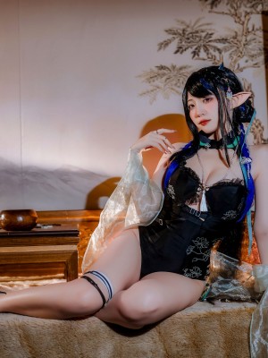 二佐Nisa - 夜半泳装_11