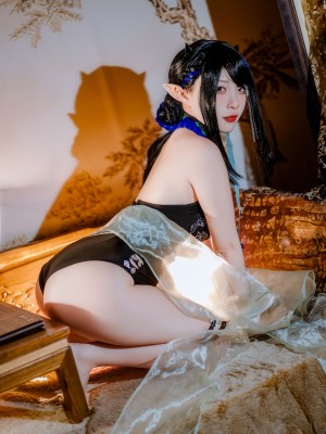 二佐Nisa - 夜半泳装_25