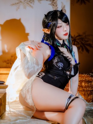 二佐Nisa - 夜半泳装_30