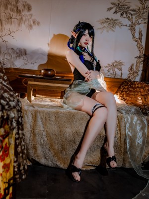 二佐Nisa - 夜半泳装_14