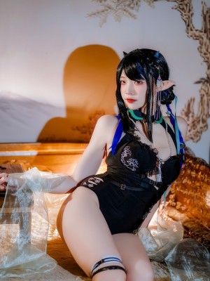 二佐Nisa - 夜半泳装_31