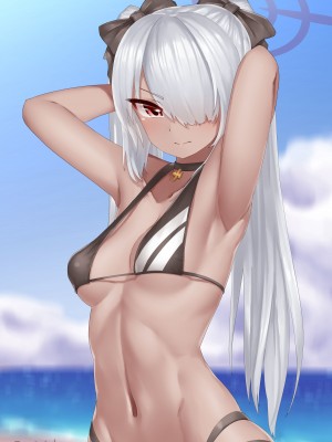 [よんくーろん] 水着イオリちゃん (ブルーアーカイブ) [欶澜汉化组]_02