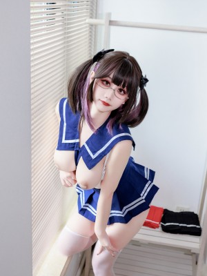 阿雪雪 – 连体水手服_00034