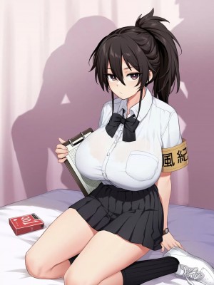 [TRY] 新しい風紀委員長は胸が大きいという噂がある [中国語] [Colorized]_00002