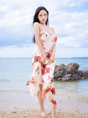 HaneAme 雨波 - Okinawa Hibiscu Dress_007-TELEGRAM @TLC_UPDATE